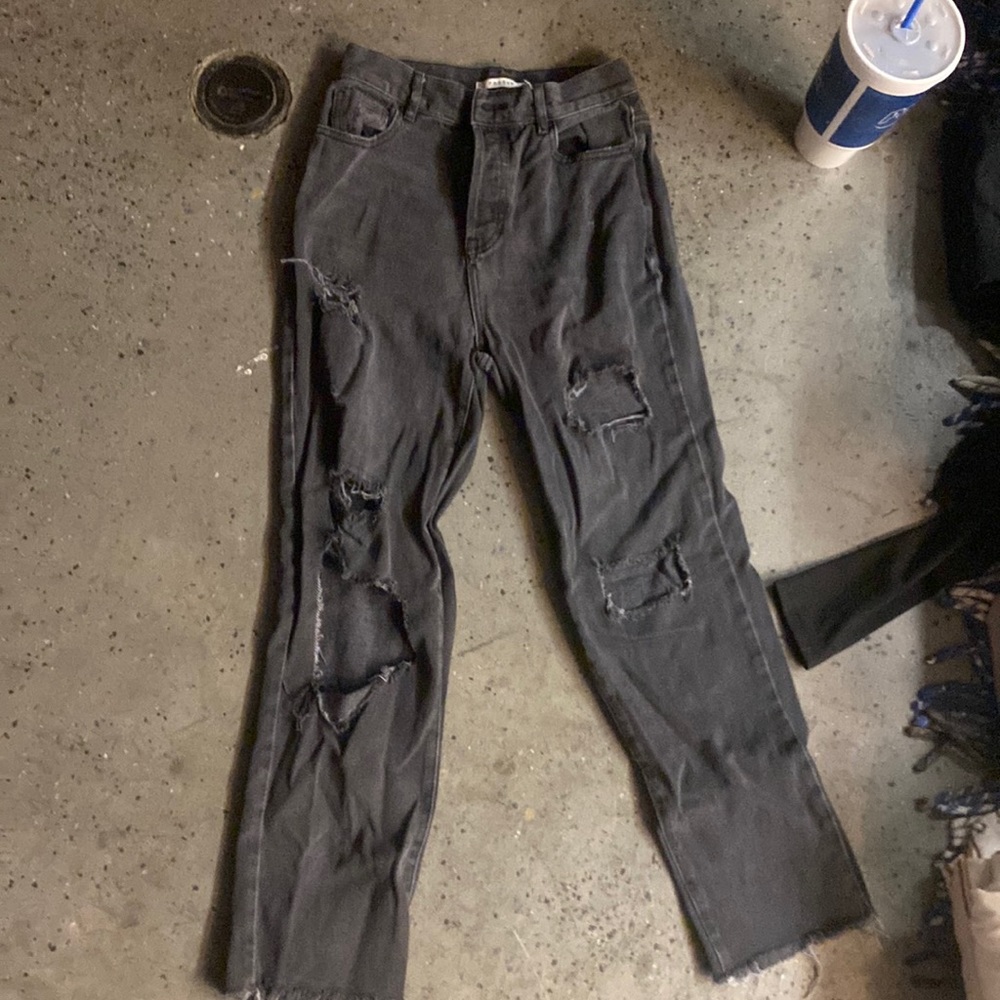pacsun size 25 black jeans